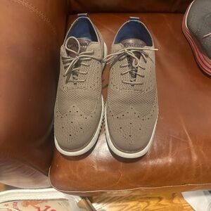 Cole Haan Men's Brown Knit Oxford Shoes